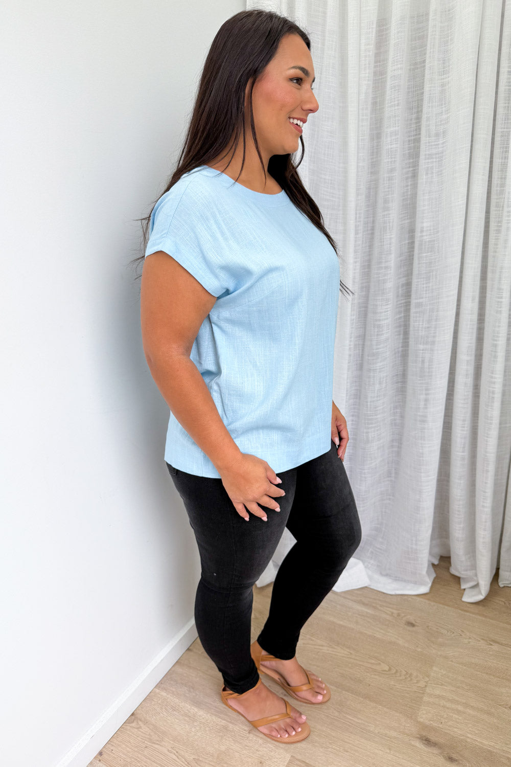 Brynlee Top - Pale Blue