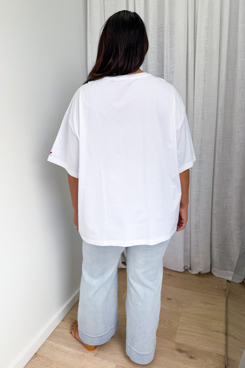 Nope Oversized Tee - White