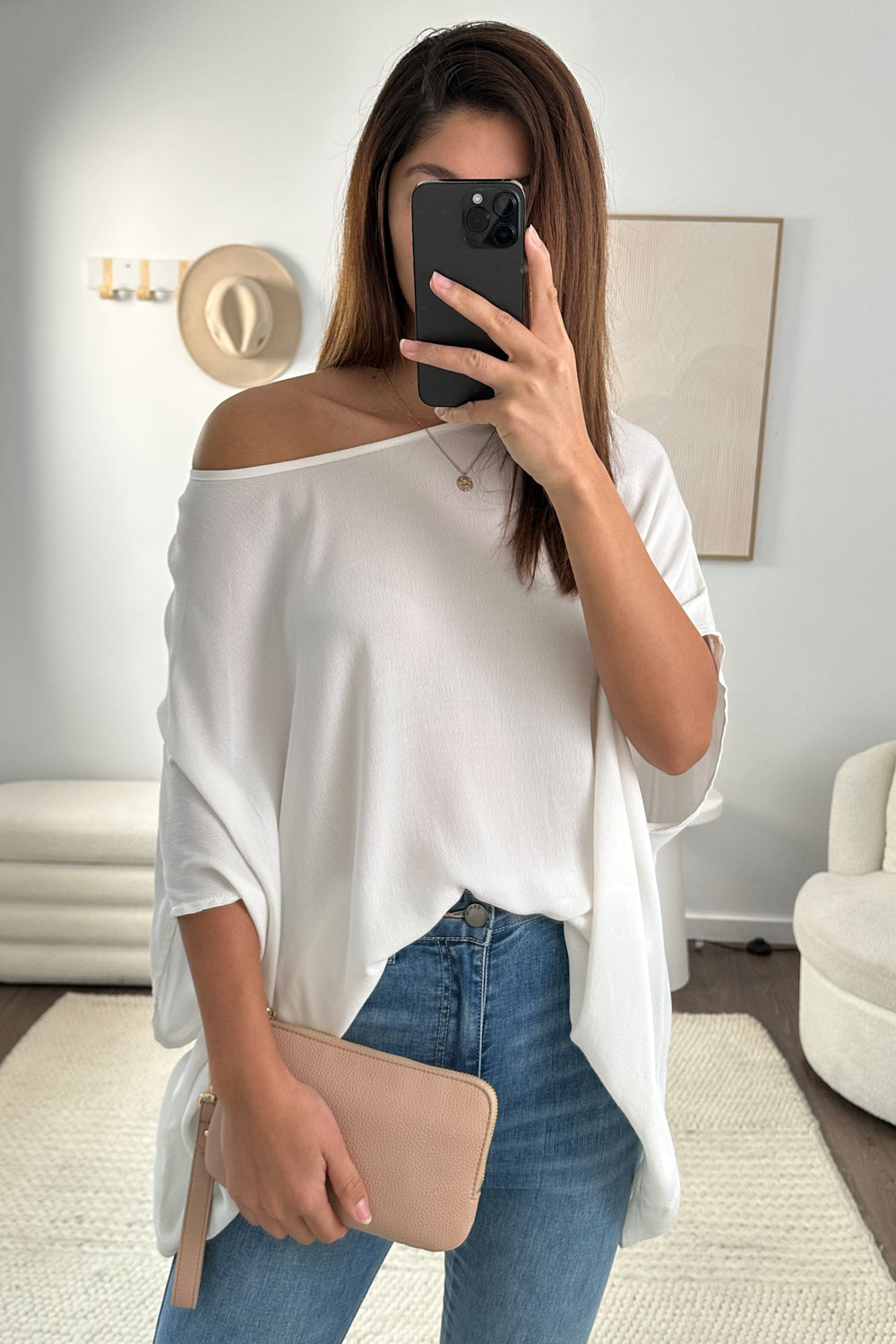 Zara Basic Drape Top