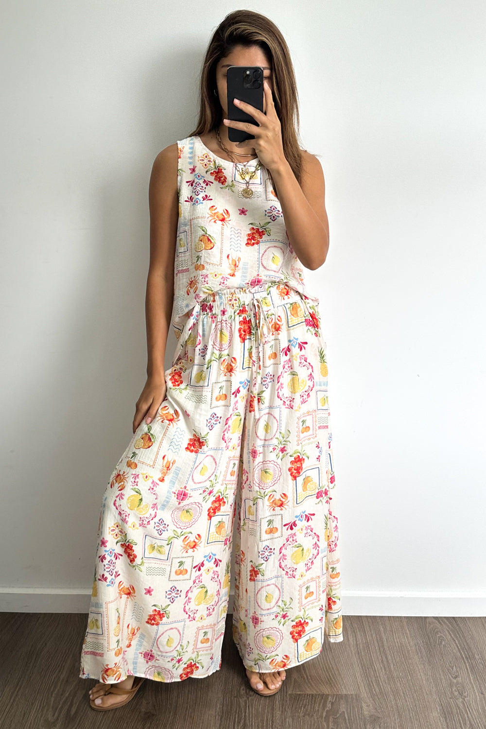 Jordyn Top - White Multi