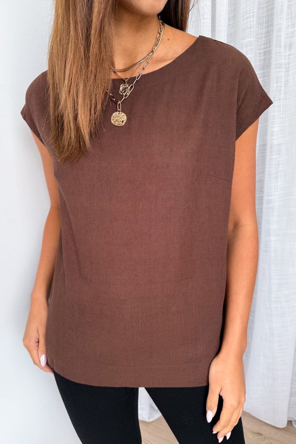 Brynlee Top - Chocolate