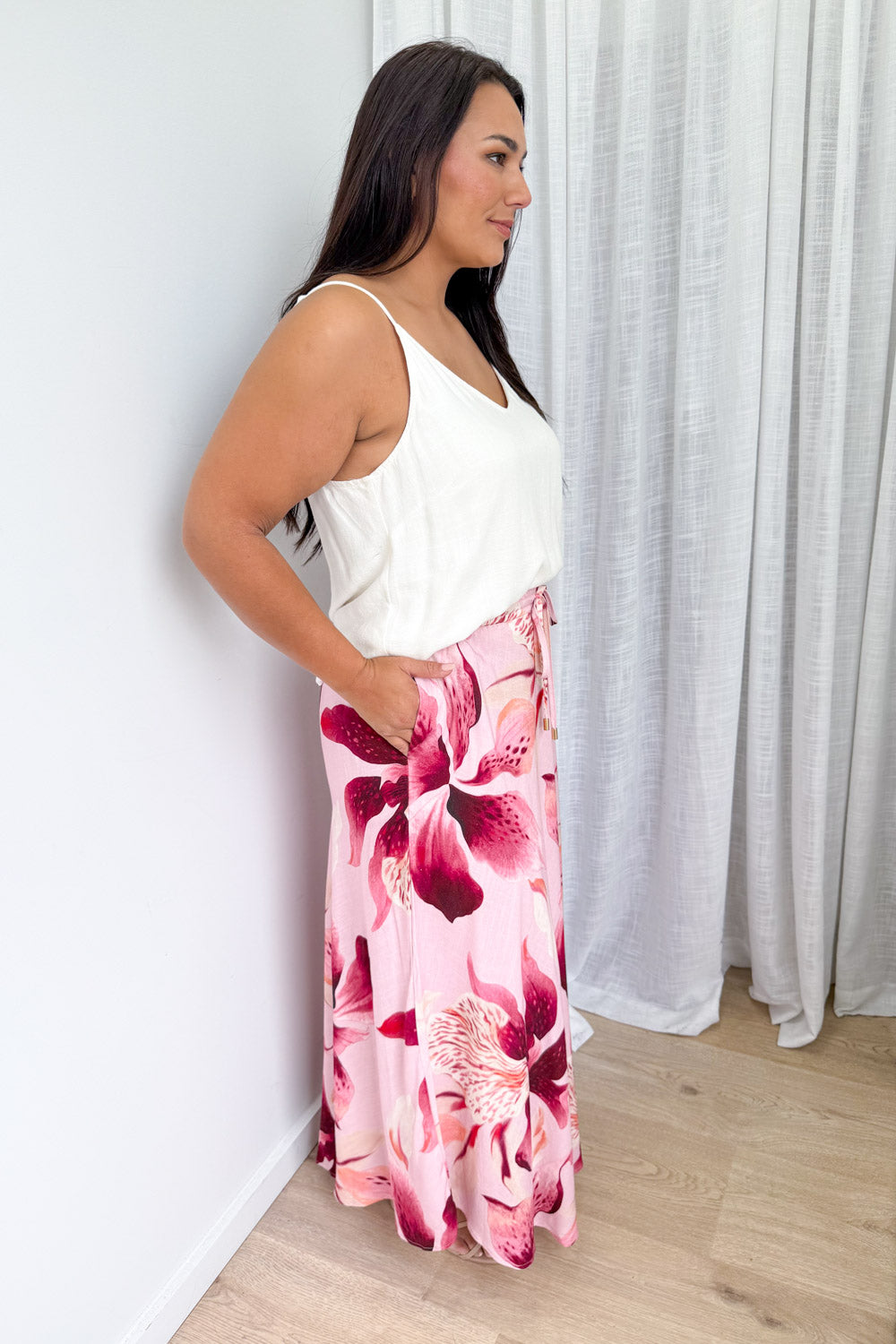 Alaya Skirt - Blush Floral