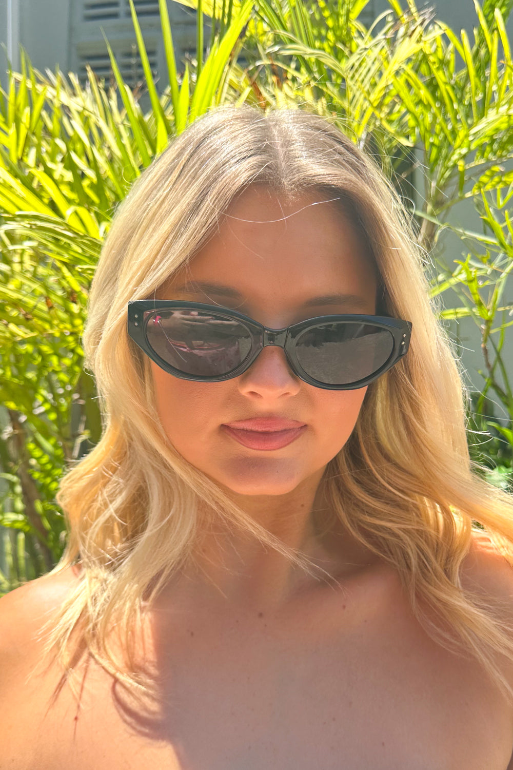 The Cateye Foldie Sunglasses - Black