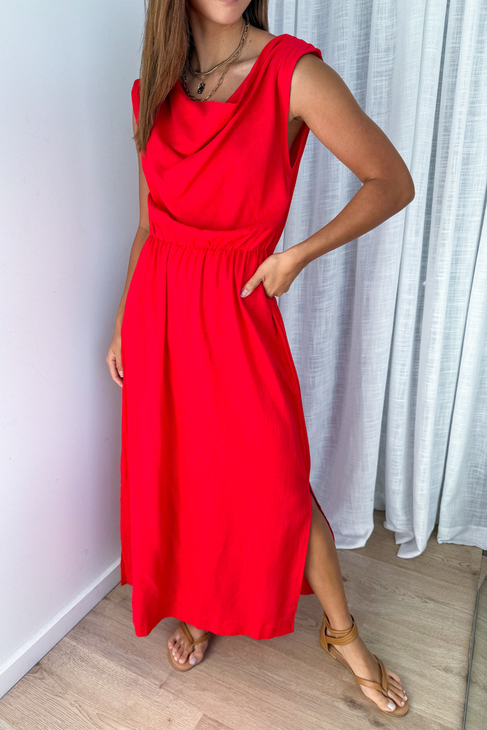 Heidi Dress - Red