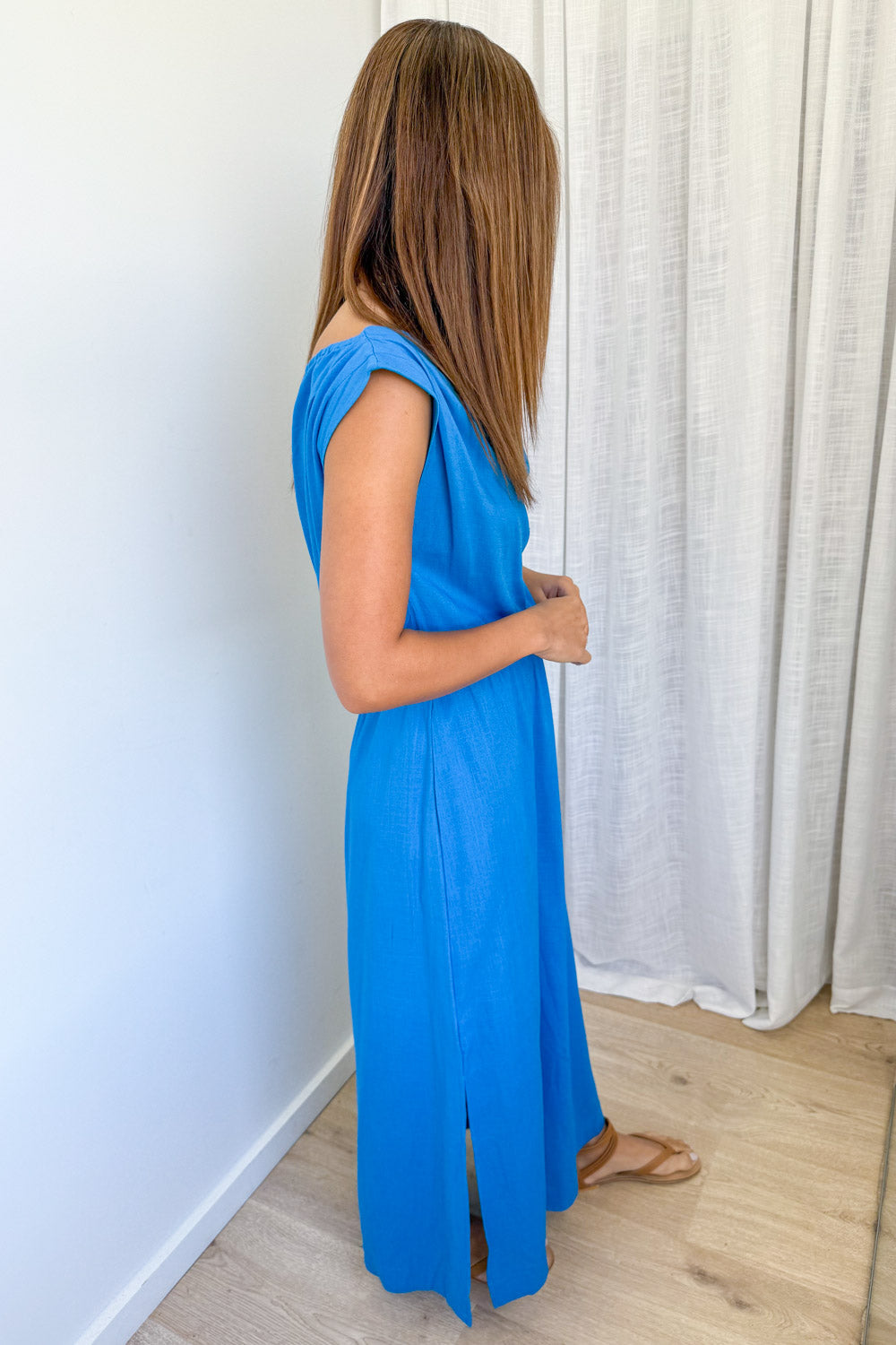 Heidi Dress - Cornflower Blue