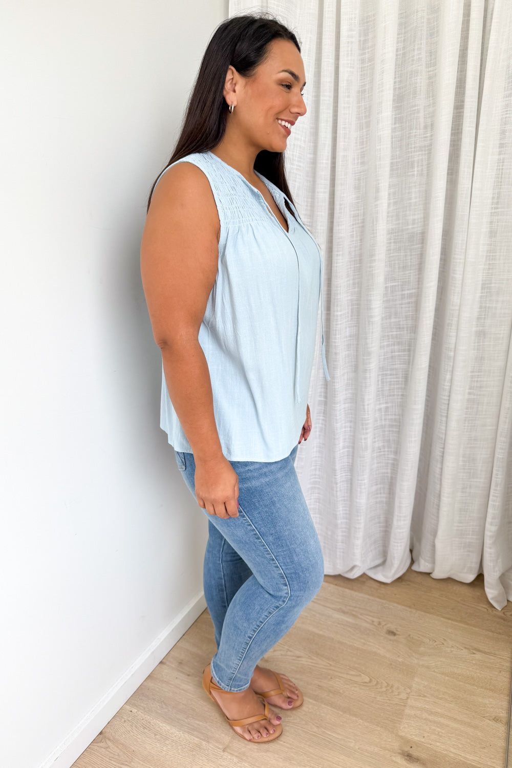 Koa Top - Pale Blue