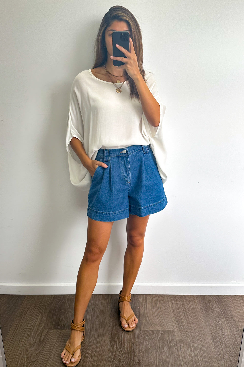 Dune Shorts - Mid Denim