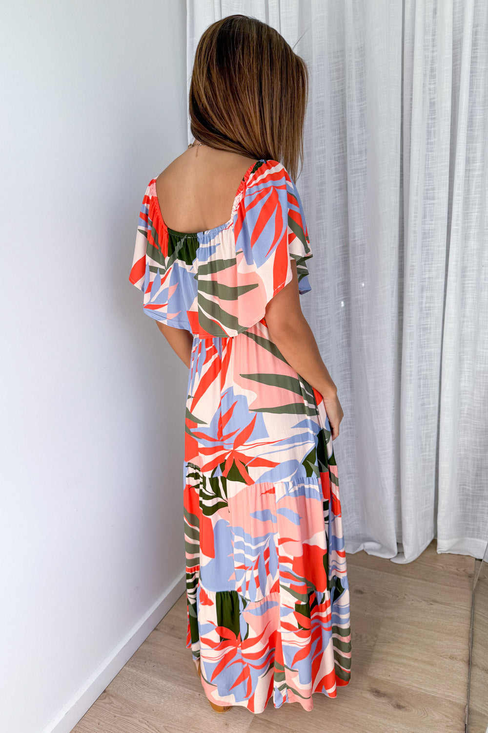 Laurel Dress - Multi Urban Leaf