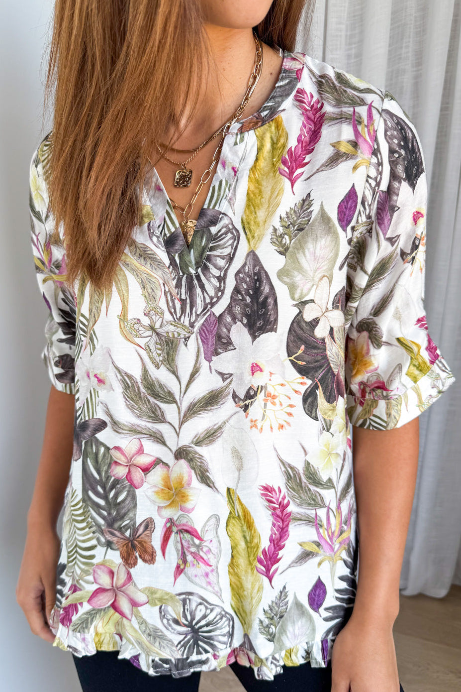 Kenny Top - Tropical Floral