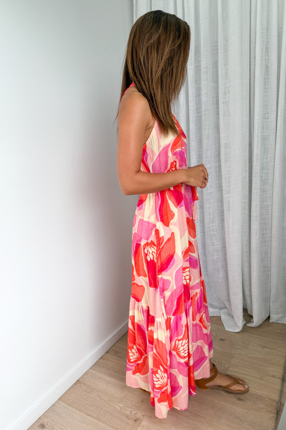 Reeve Dress - Pink Orange Sunset