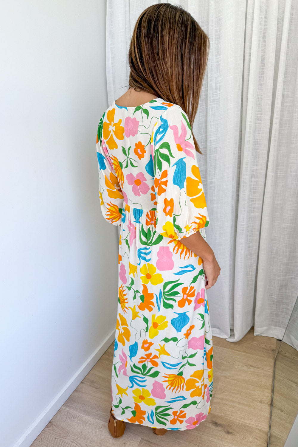 Finn Dress - Orange Multi