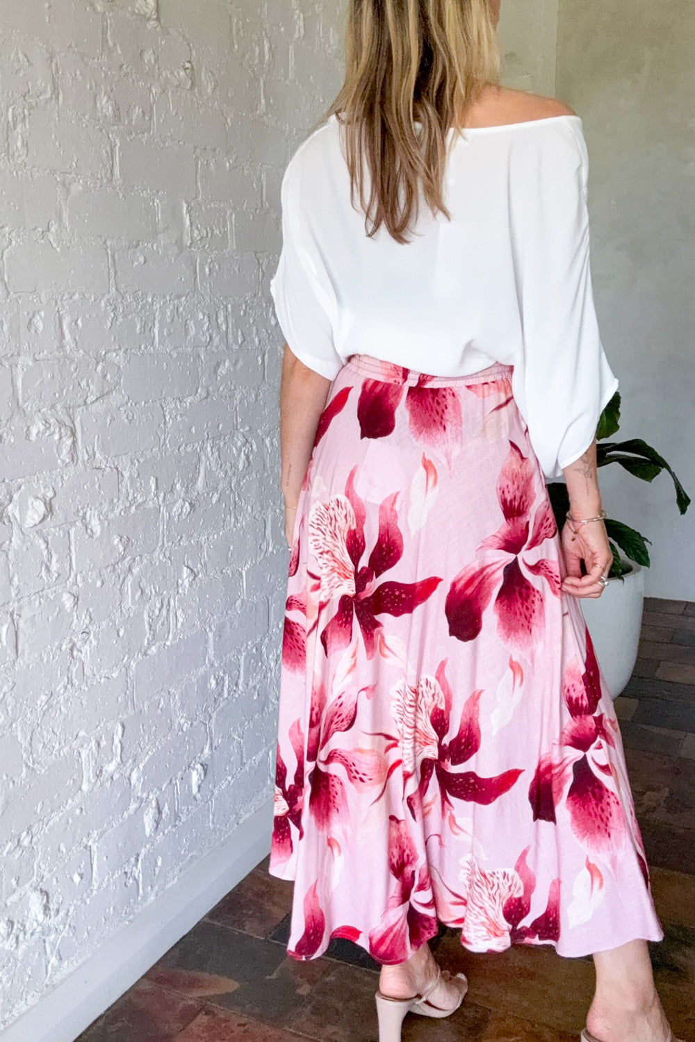 Alaya Skirt - Blush Floral