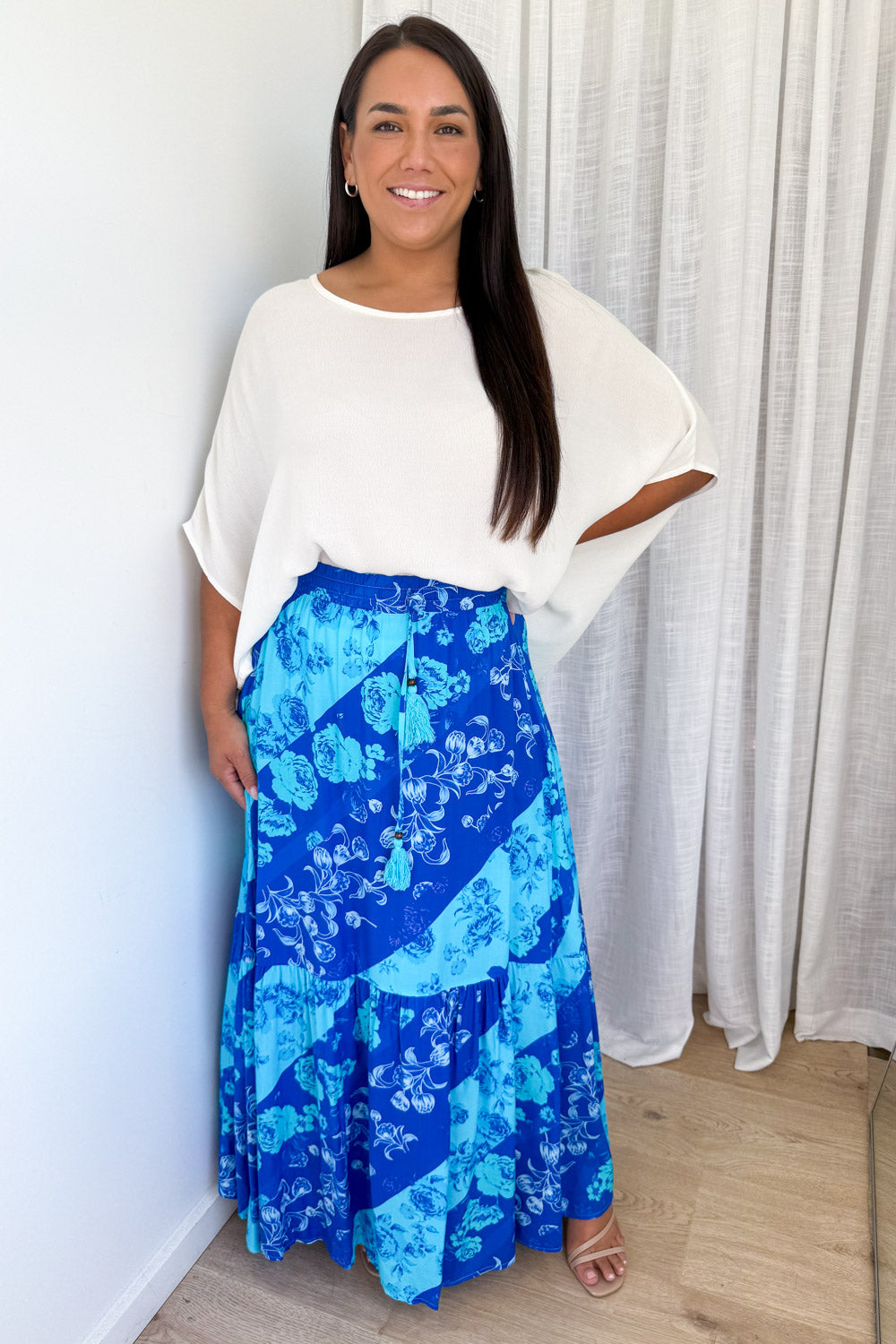 Liko Skirt - Blue Floral