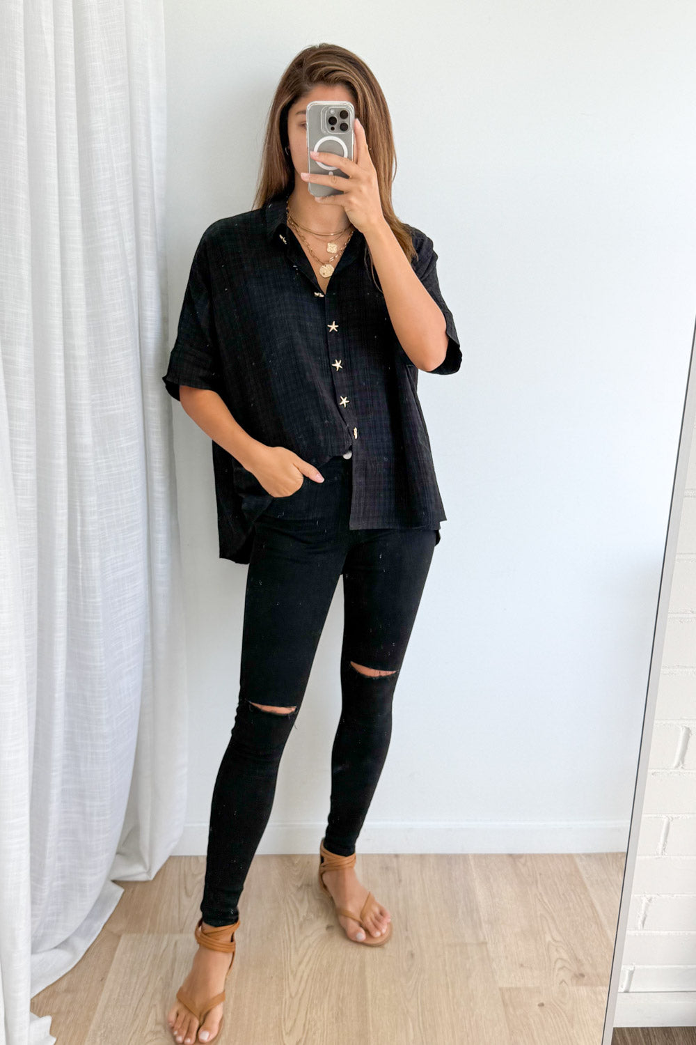 Island Air Shirt - Black