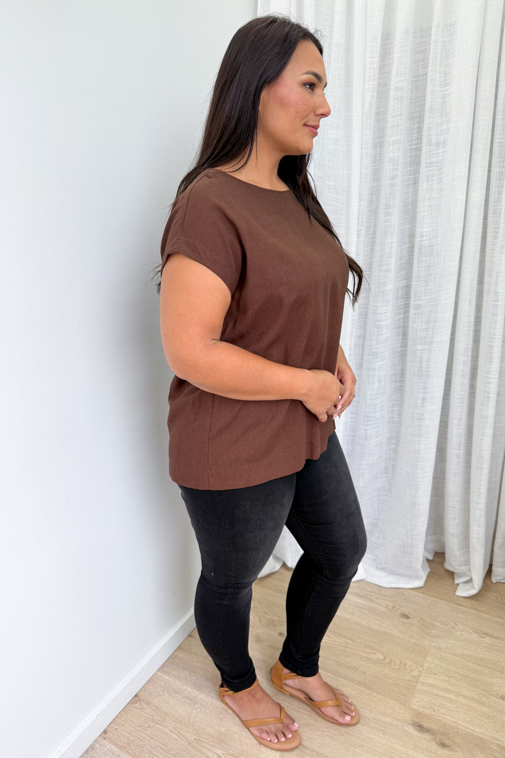 Brynlee Top - Chocolate