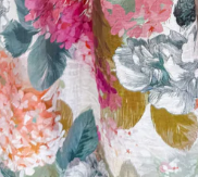 Freya Shirt - Magenta Apricot Hydrangea