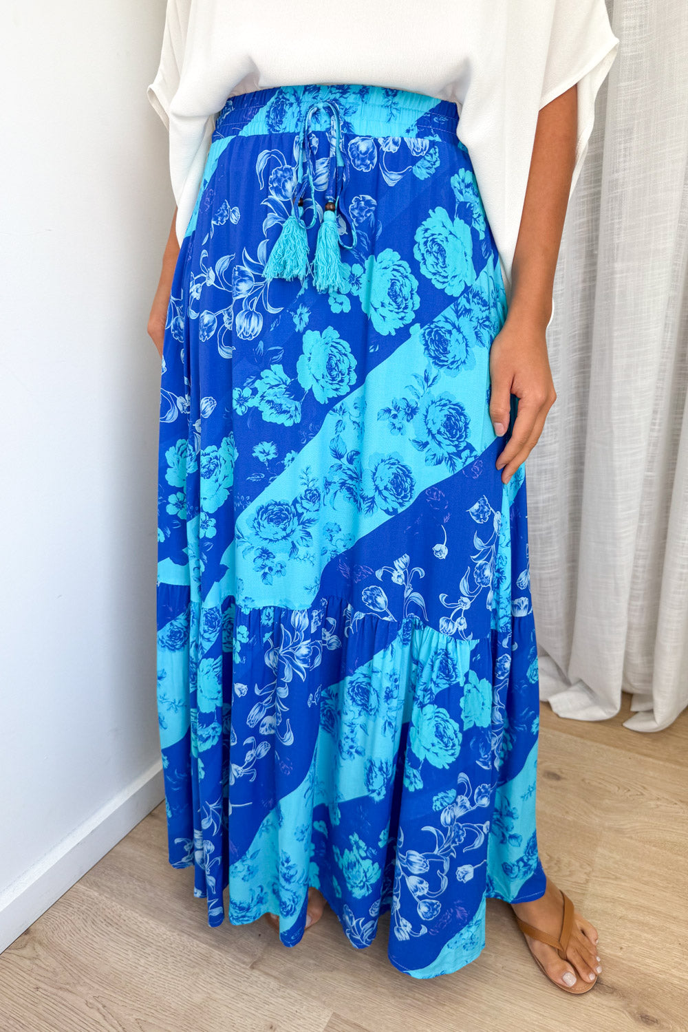 Liko Skirt - Blue Floral