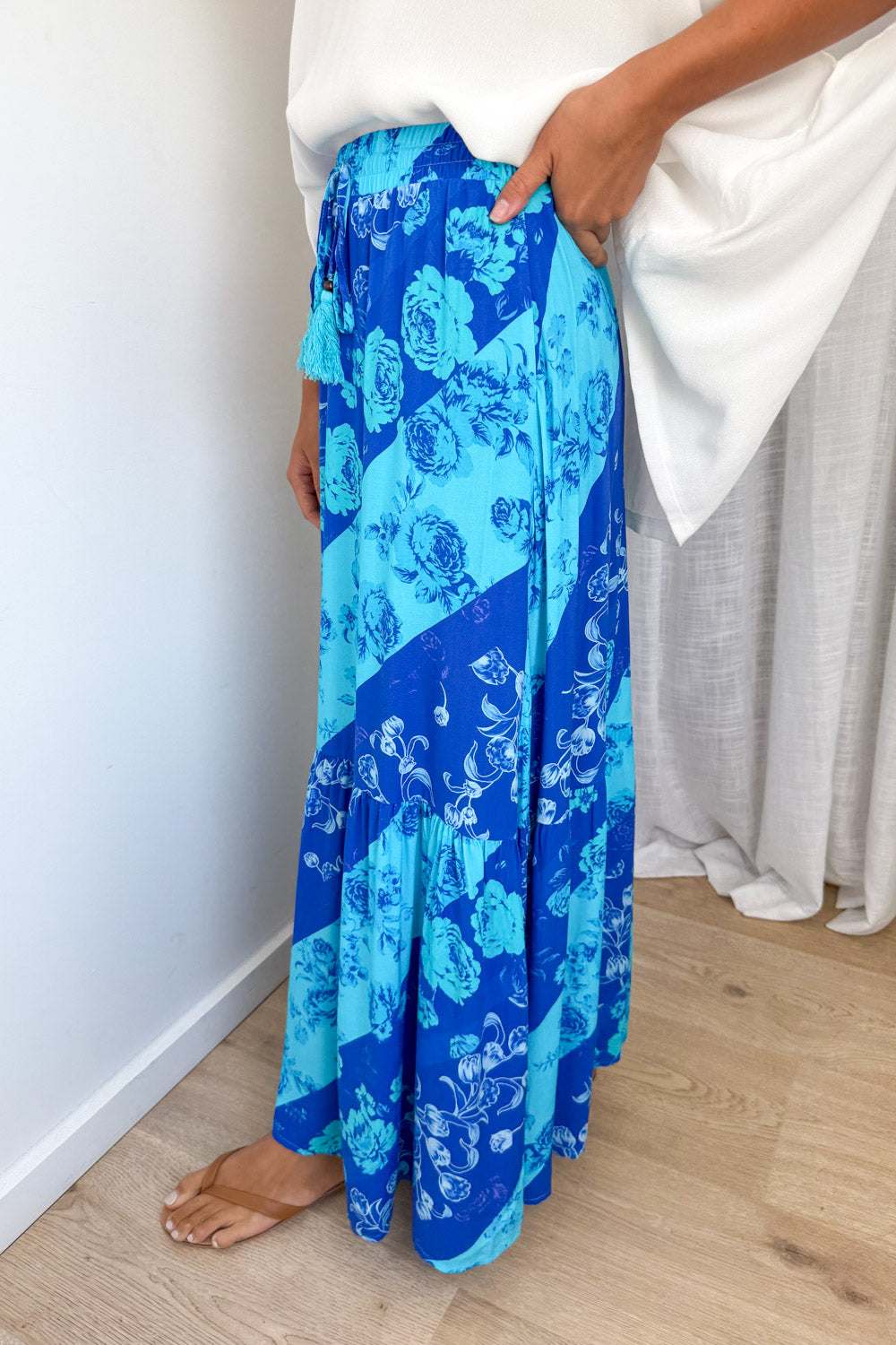 Liko Skirt - Blue Floral